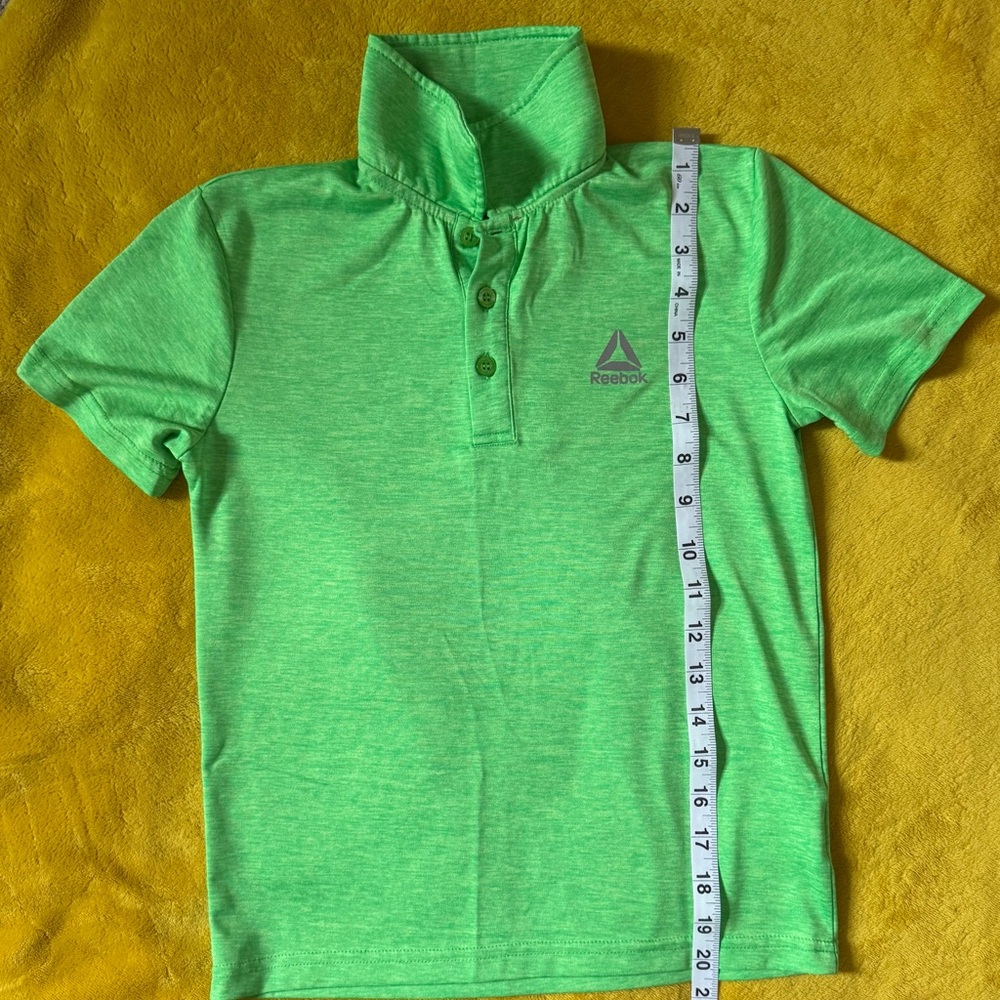Reebok Vibrant Green Polo Shirt    (Boy)